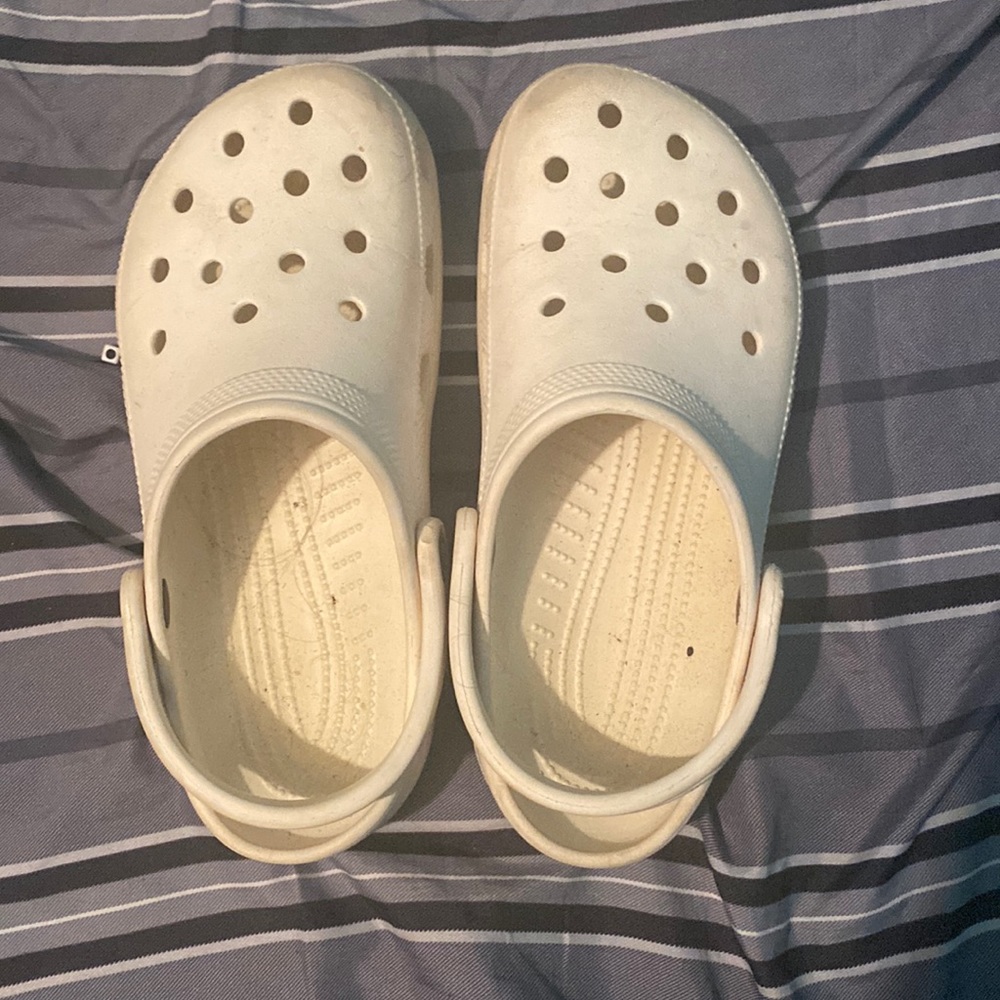 White Crocs